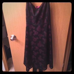 Black and pink Minnie Mouse cocktail dress
